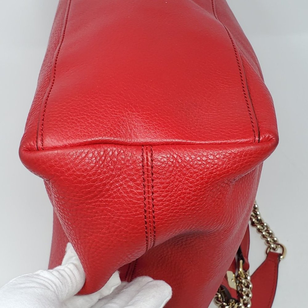 Gucci Soho Medium on Chain Leather Shoulder Bag - Picture 10 of 15